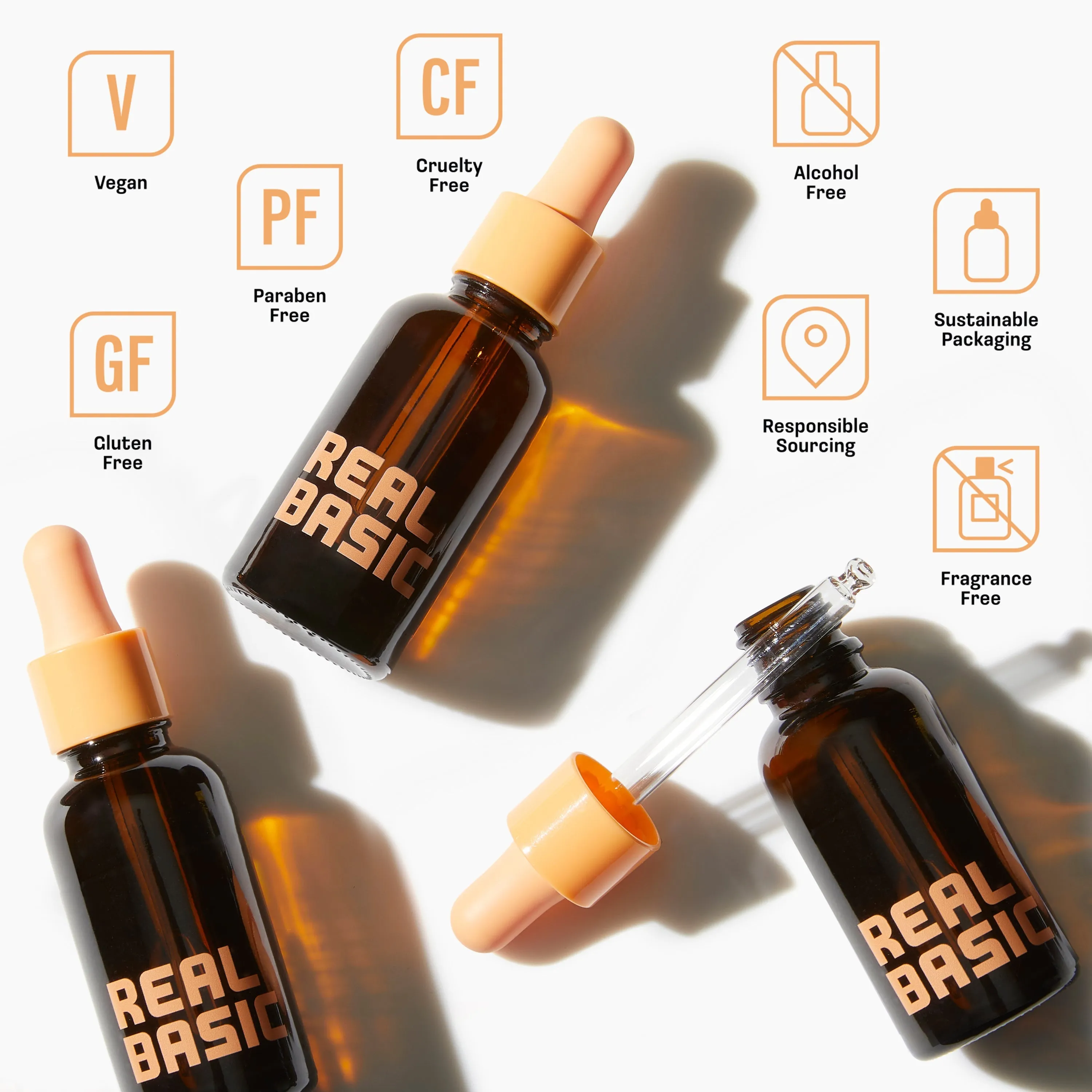 Real Basic Facial Serum for Dark Spots 1 oz.