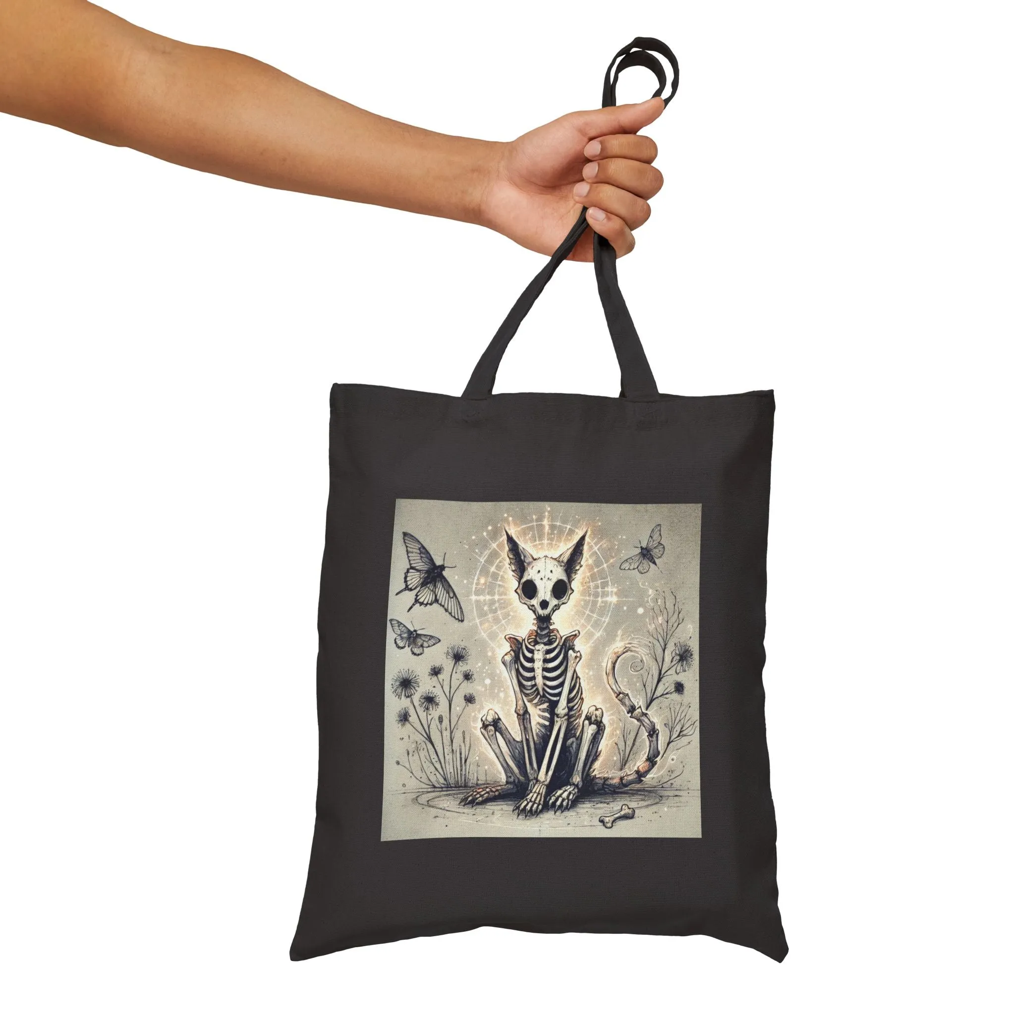 Rebel Kitty Canvas Tote