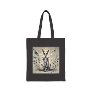 Rebel Kitty Canvas Tote