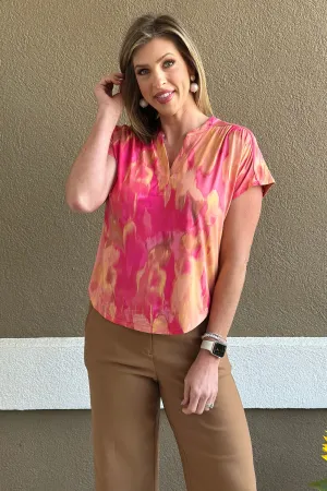 Renuar Corally Combo Knit Top