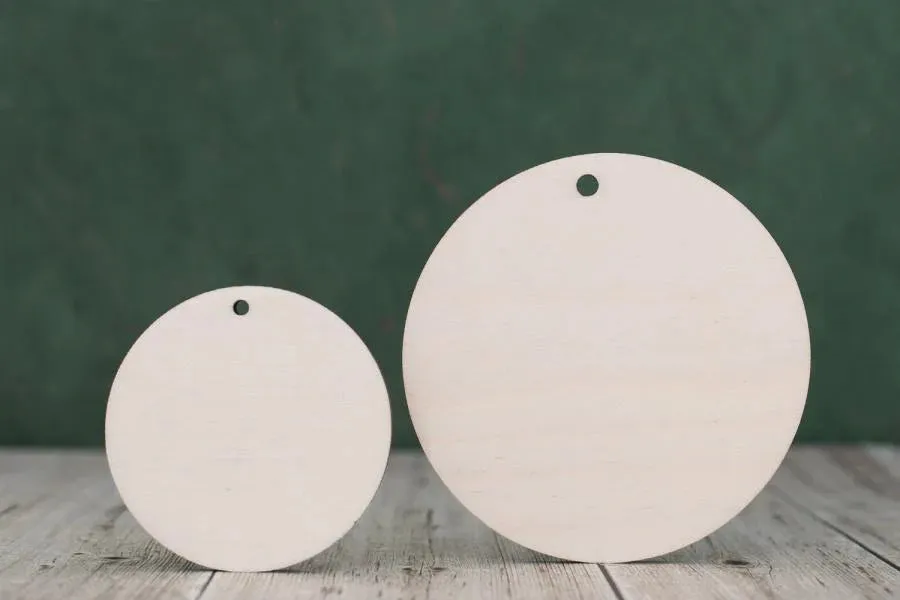 Round/circle key fob blanks - 4mm plywood