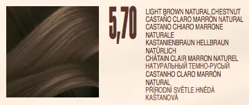 Salerm© Biokera Natura Organic Color 5,70 Light Brown Natural Chestnut 2.3oz
