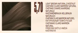 Salerm© Biokera Natura Organic Color 5,70 Light Brown Natural Chestnut 2.3oz