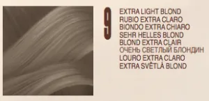 Salerm© Biokera Natura Organic Color 9 Extra Light Blond 2.3oz
