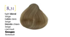 Salerm© Salermvison Professsional 8,31 Light Blond Beige 2.3oz