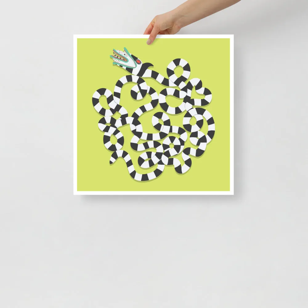 Sandworm Maze Print