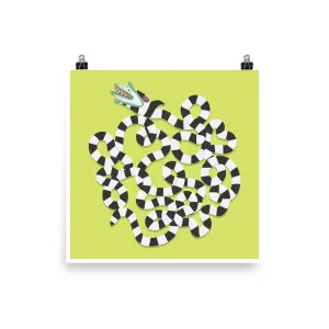 Sandworm Maze Print