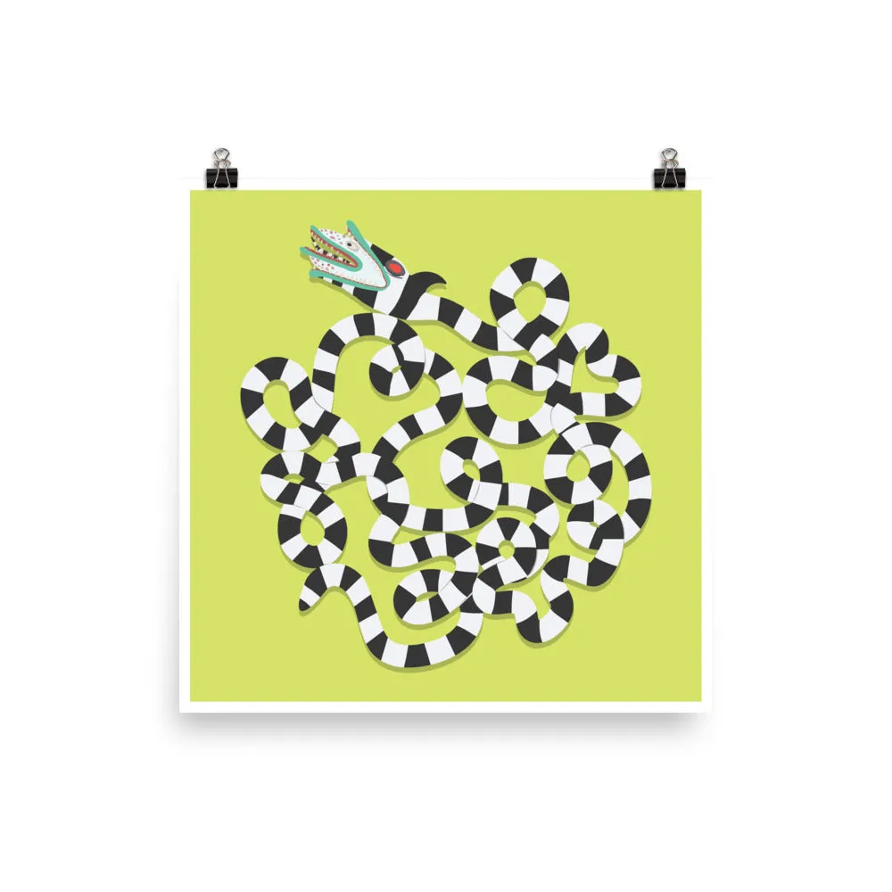 Sandworm Maze Print