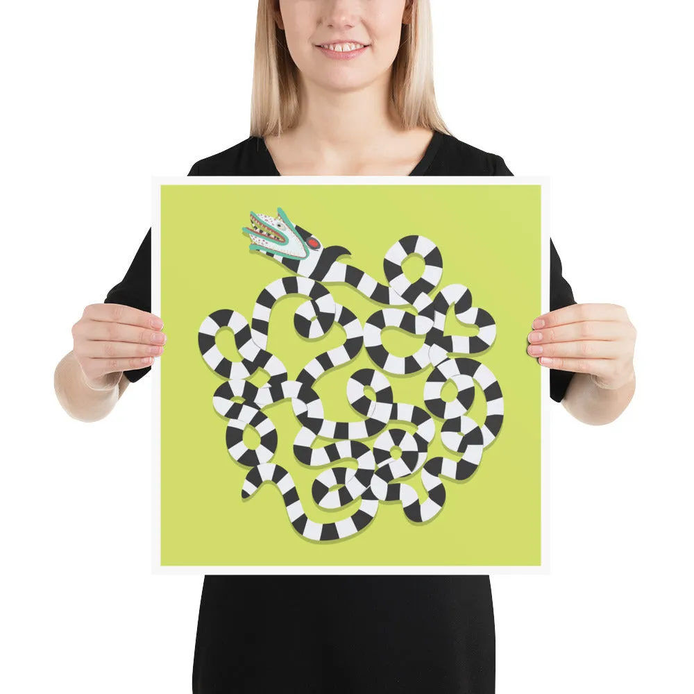 Sandworm Maze Print