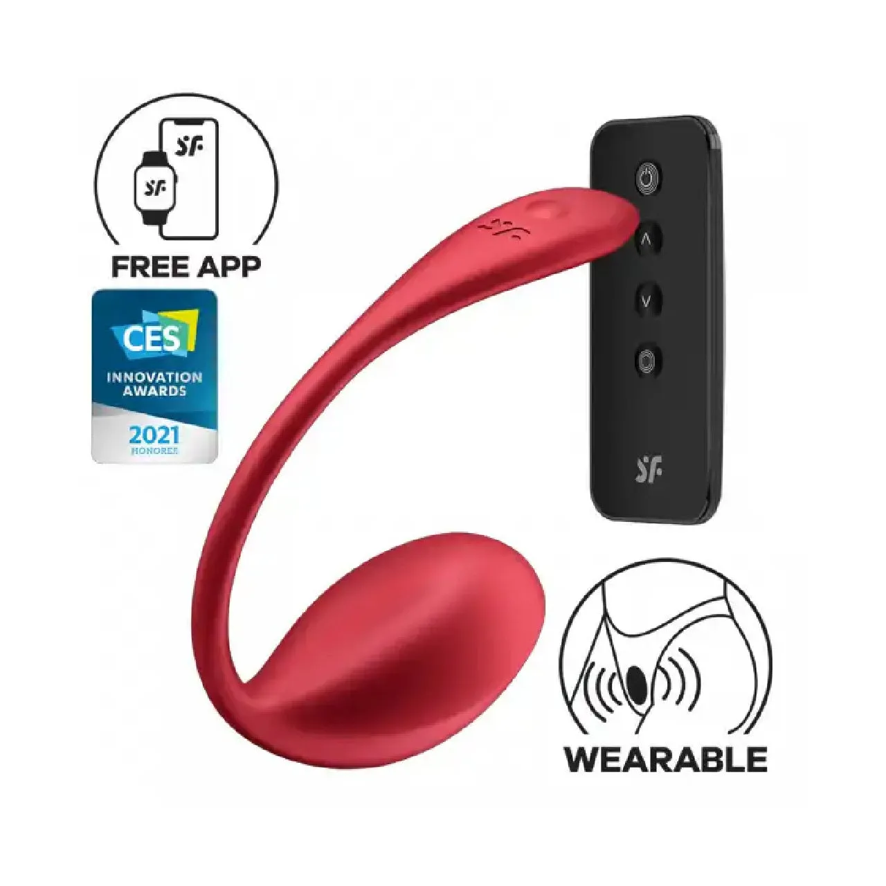 Satisfyer Shiny Petal-Red