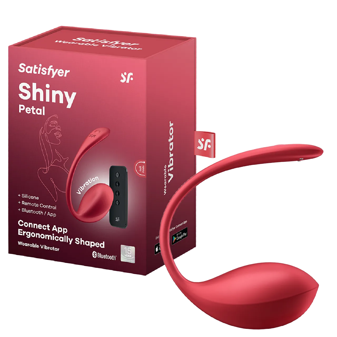 Satisfyer Shiny Petal-Red