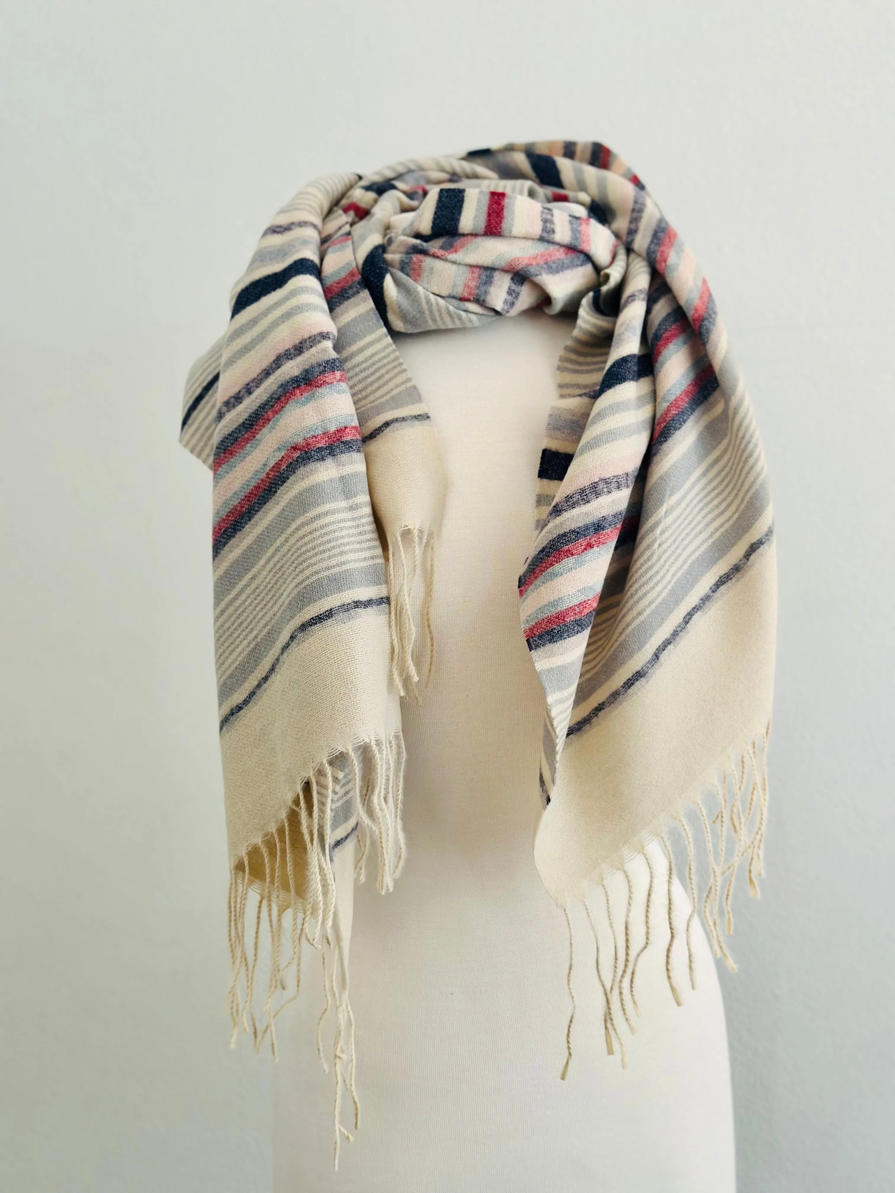 SC30 SOFT STRIPE SCARF