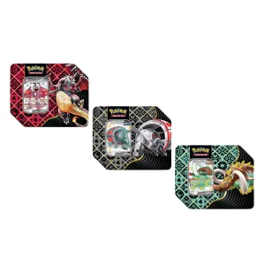 Scarlet & Violet Paldean Fates Tins (Set of 3) POKEMON TCG