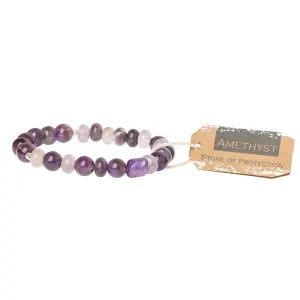 Scout Stone Stack Bracelet Amethyst - Stone of Protection