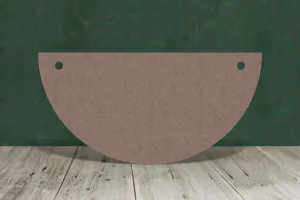 Semi circles - wooden craft blank - 2mm MDF