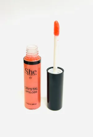 S.HE GLITTERED CRYSTAL LIPGLOSS