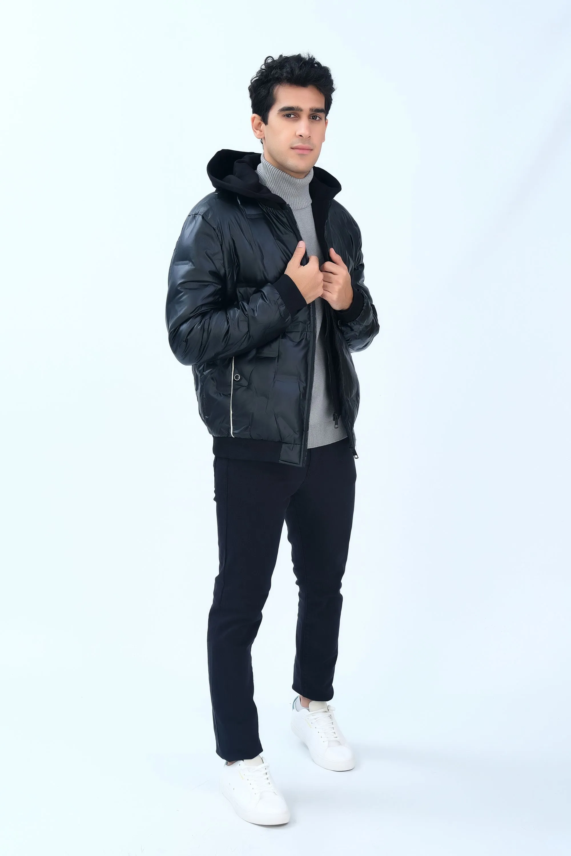 Shinny Black Jacket