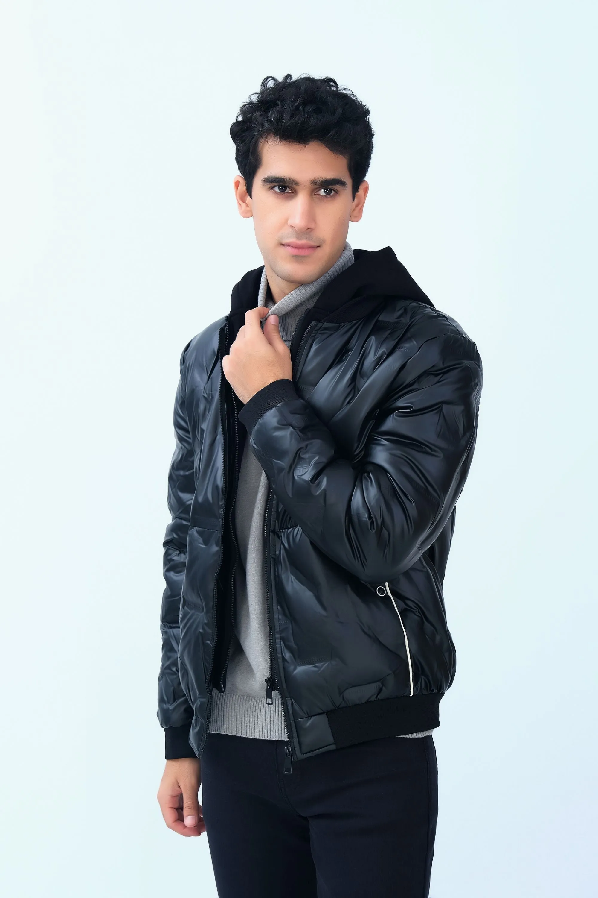 Shinny Black Jacket