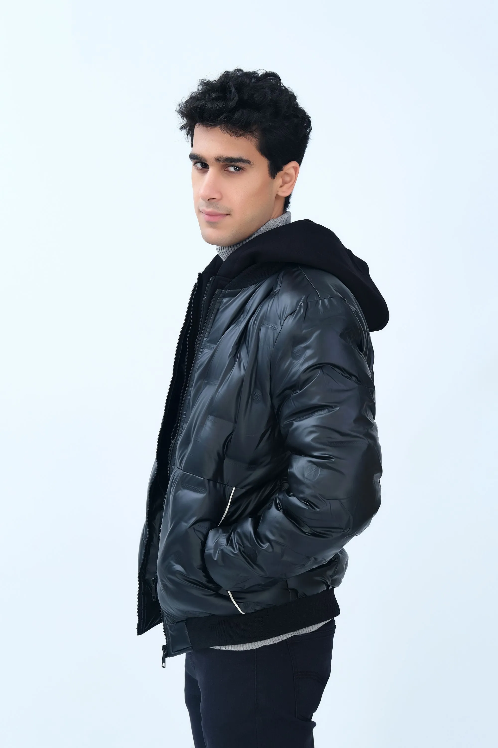 Shinny Black Jacket
