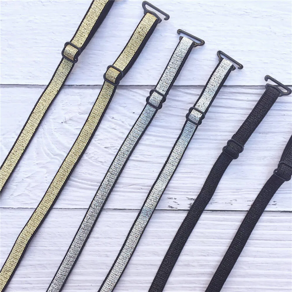 Shiny Bra Straps 1cm Width