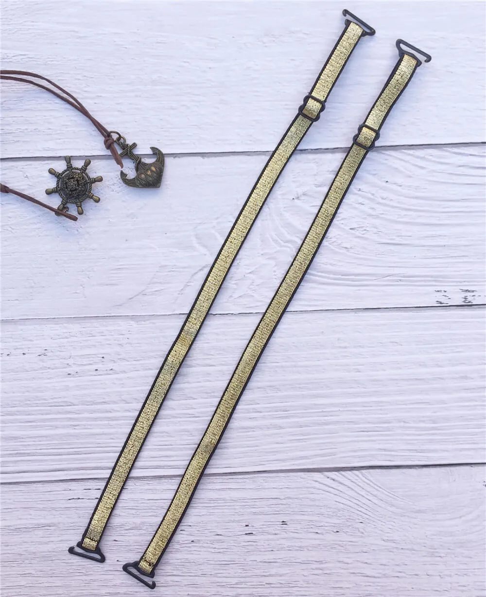 Shiny Bra Straps 1cm Width