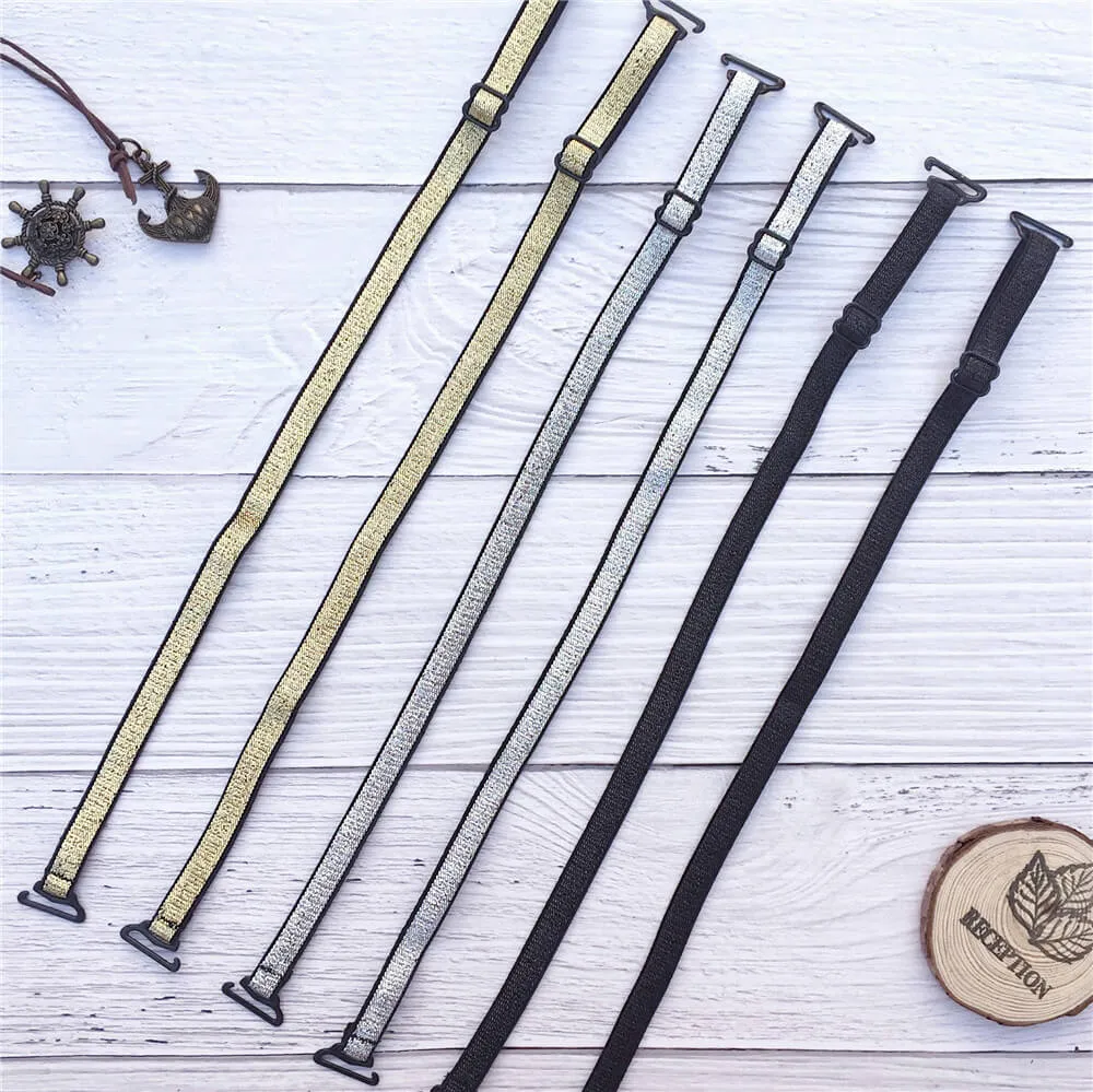 Shiny Bra Straps 1cm Width