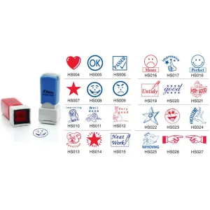 Shiny OA Pre Inked Teacher Stamp Shiny Star HS014
