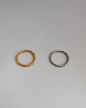 shiny twist ring