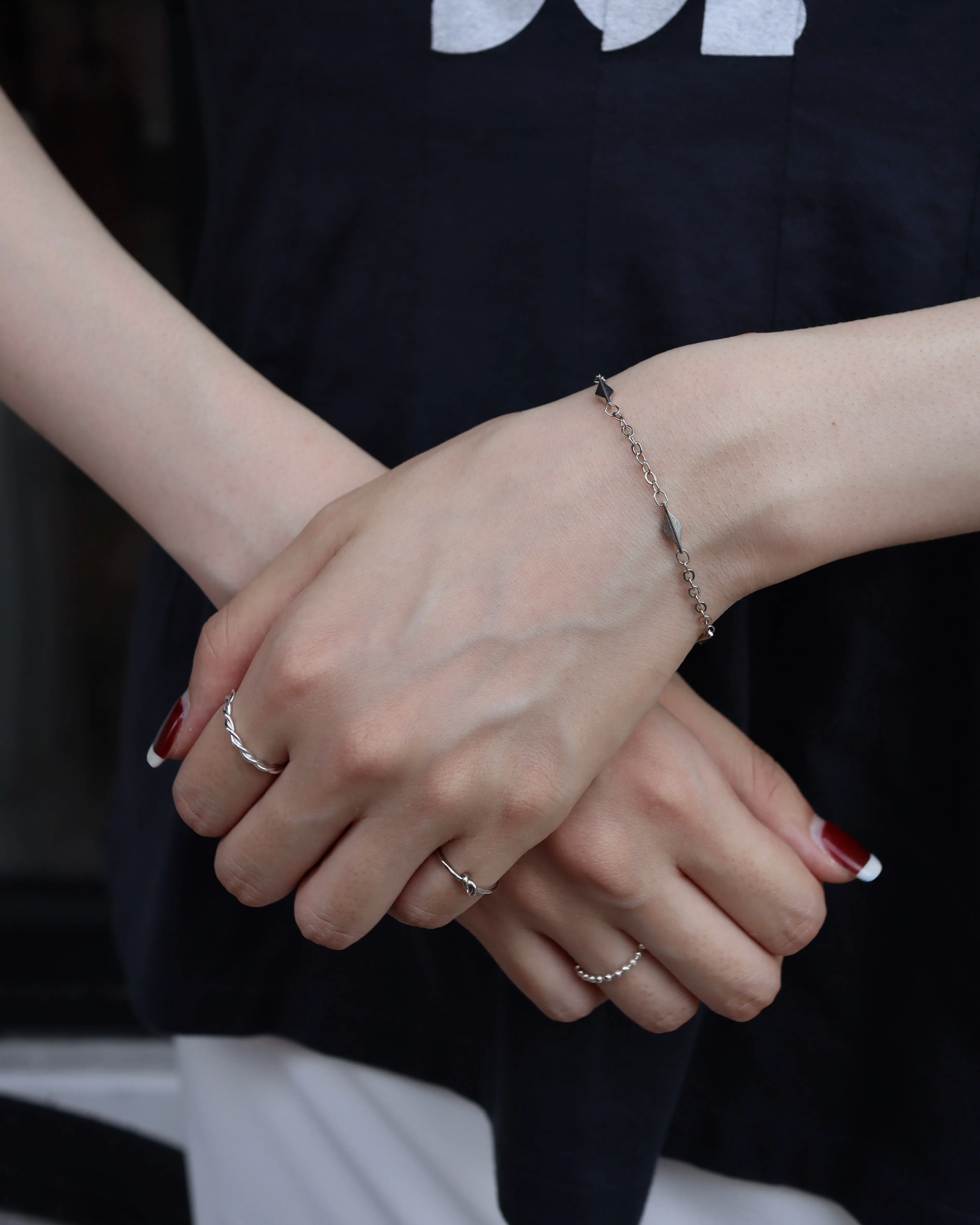 shiny twist ring