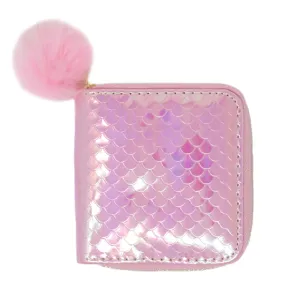 Shiny Wave Wallet - Pink