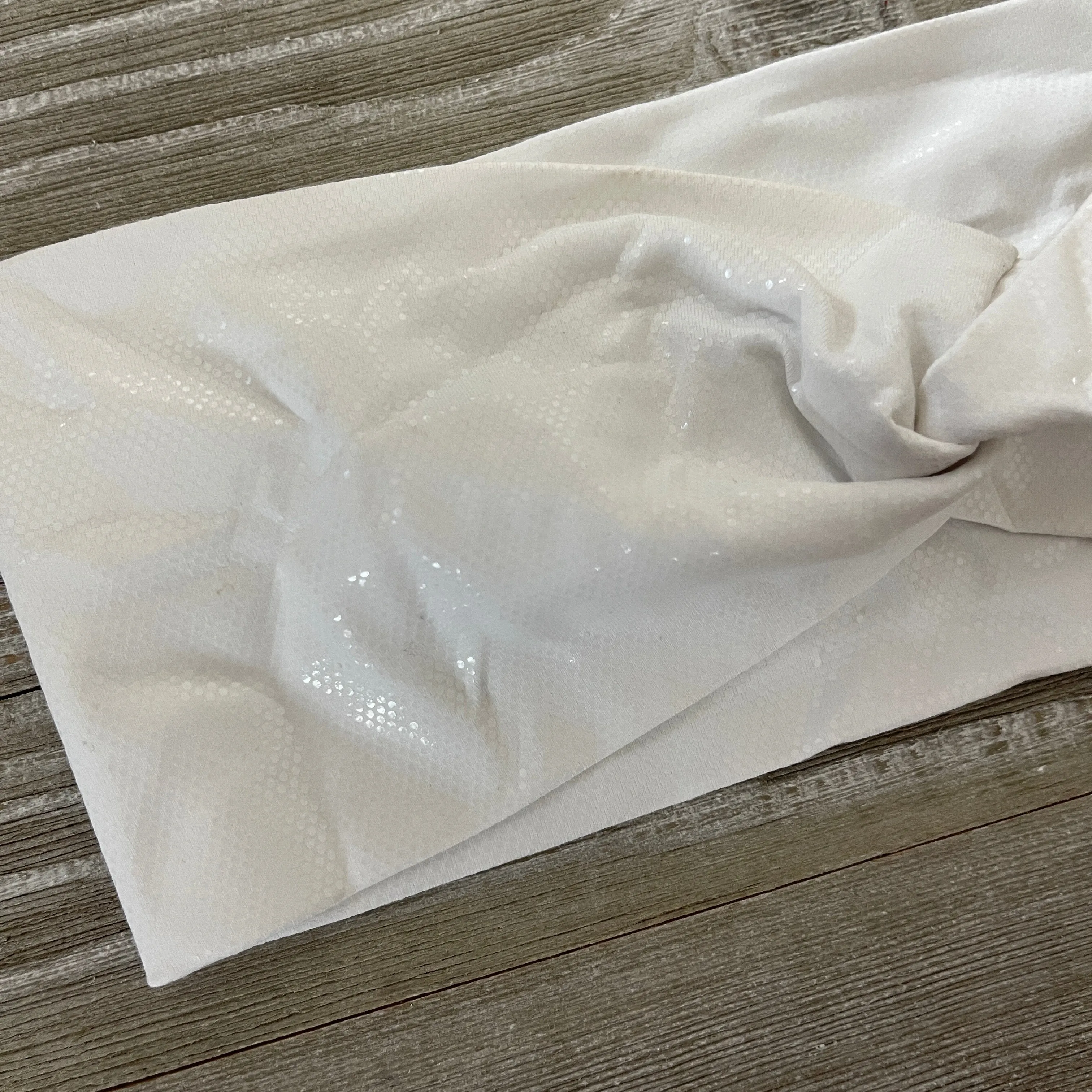Shiny White Headband