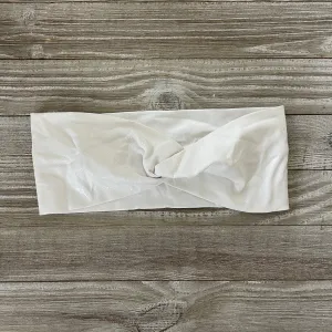 Shiny White Headband