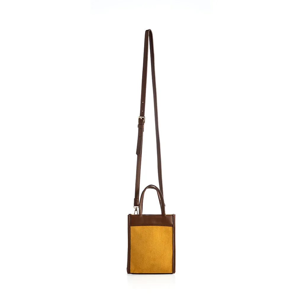 Shiraleah Nieves Mini Tote Cross-Body, Yellow
