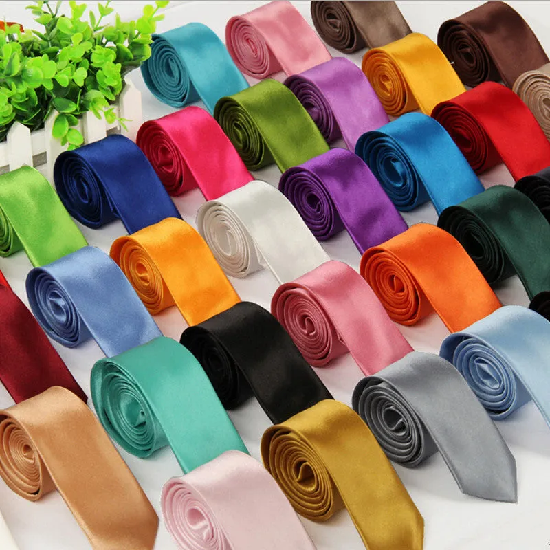 Silky Plain Ties