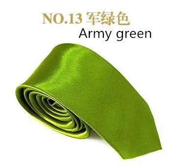 Silky Plain Ties