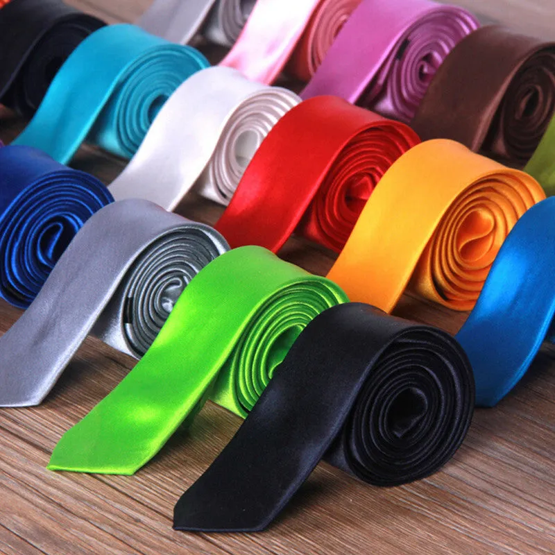 Silky Plain Ties