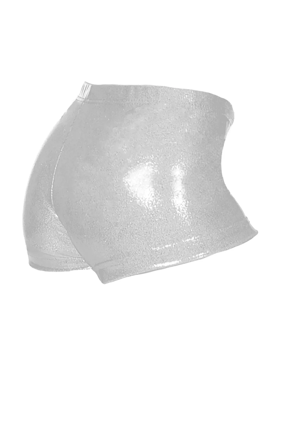 Silver Shiny Shorts