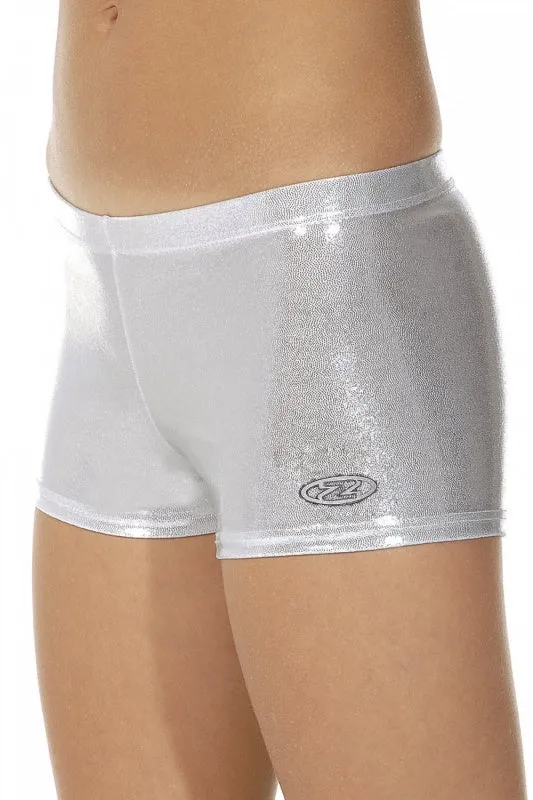 Silver Shiny Shorts