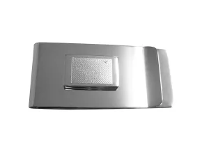 Silver Toned Etched Alaska State Flag Money Clip