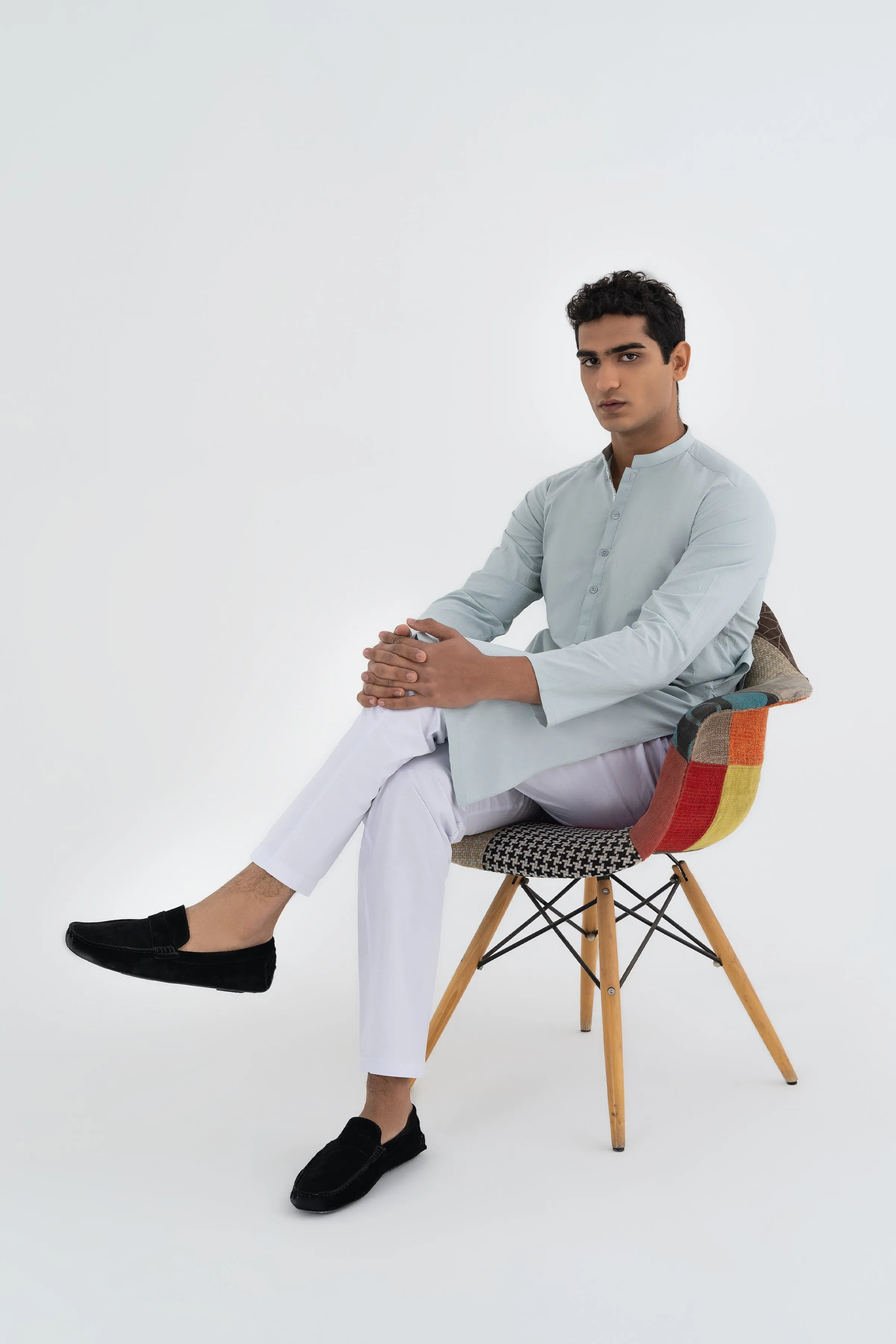 Sky Blue Traditional Kurta