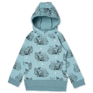 Sleepy Fox Hood - Muted Green