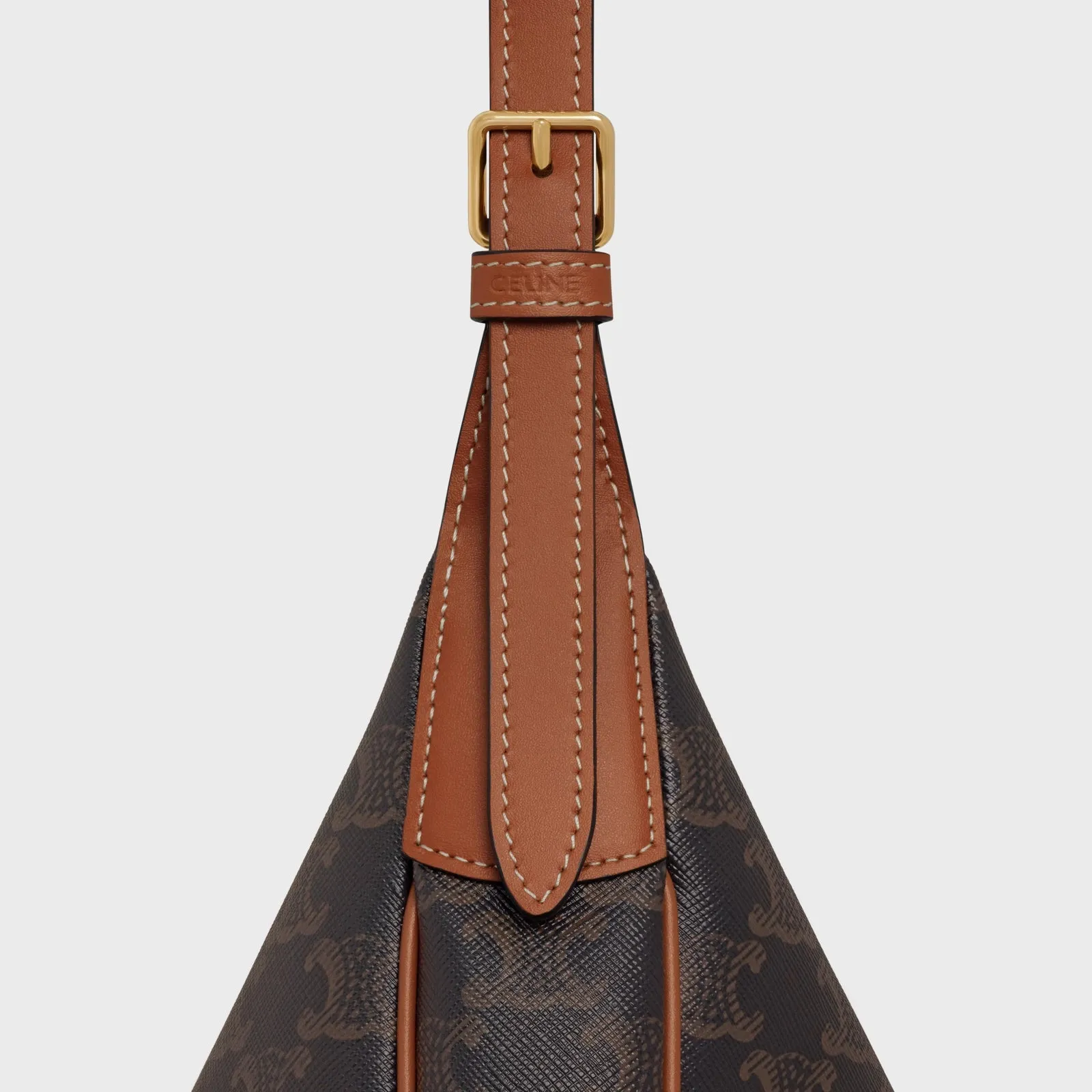 Small Heloïse Bag Cuir Triomphe In Triomphe Canvas And Calfskin