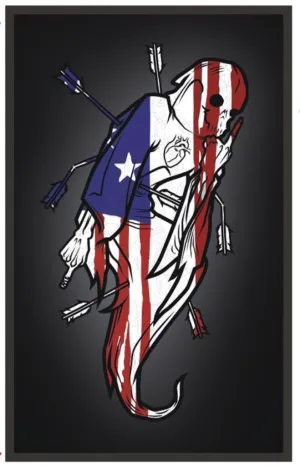 Sneakreaper Indusatries Poltergeist Americano Morale Patch & Sticker Set