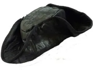 Soft Black Pirate Hat