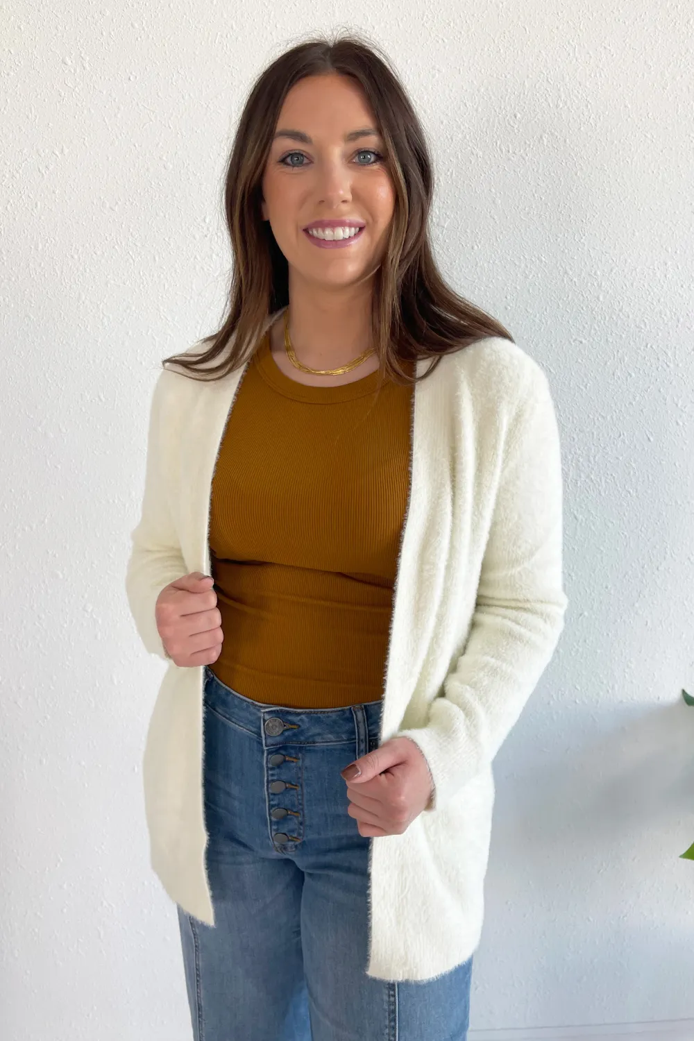 Soft Touch Open Cardigan