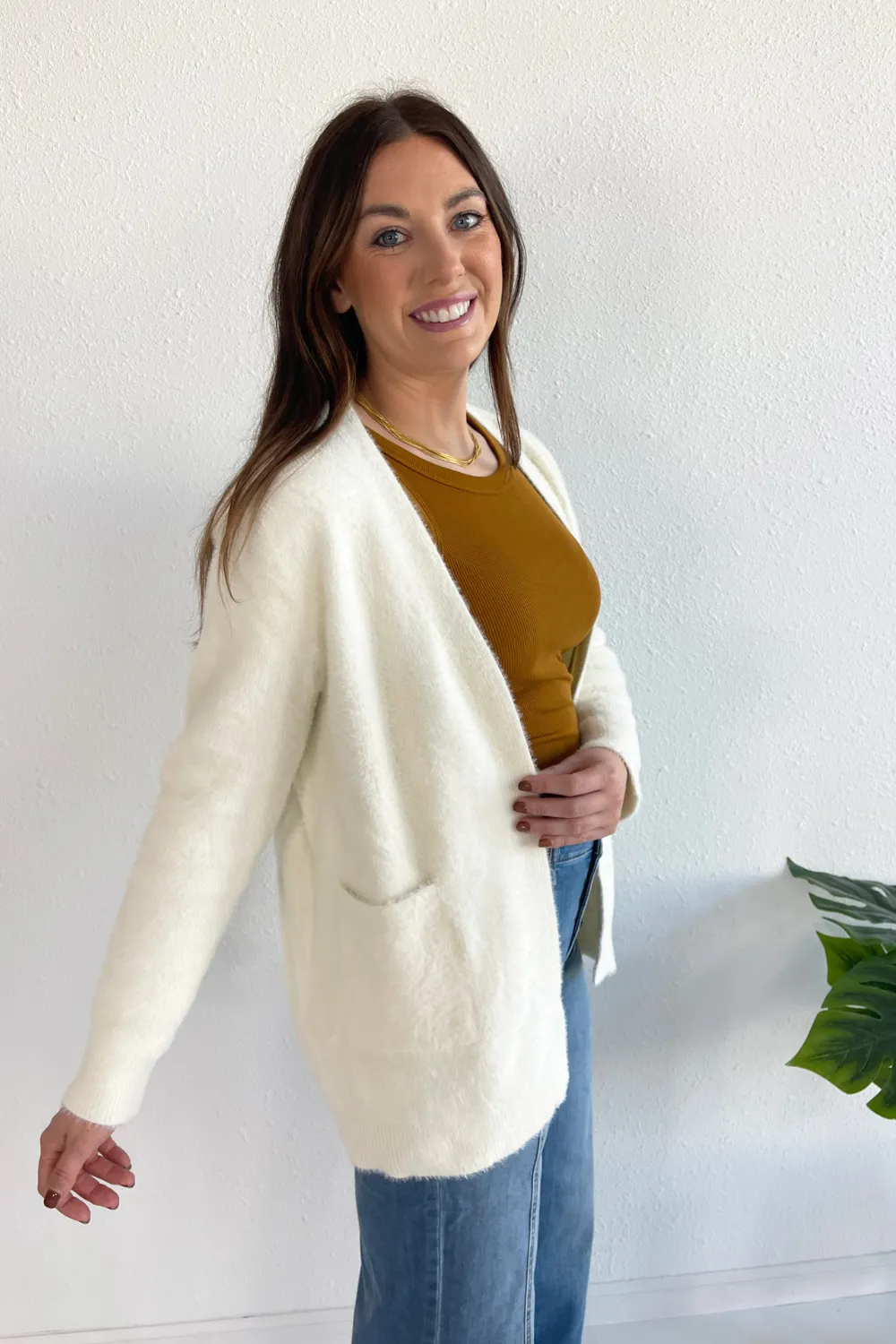 Soft Touch Open Cardigan