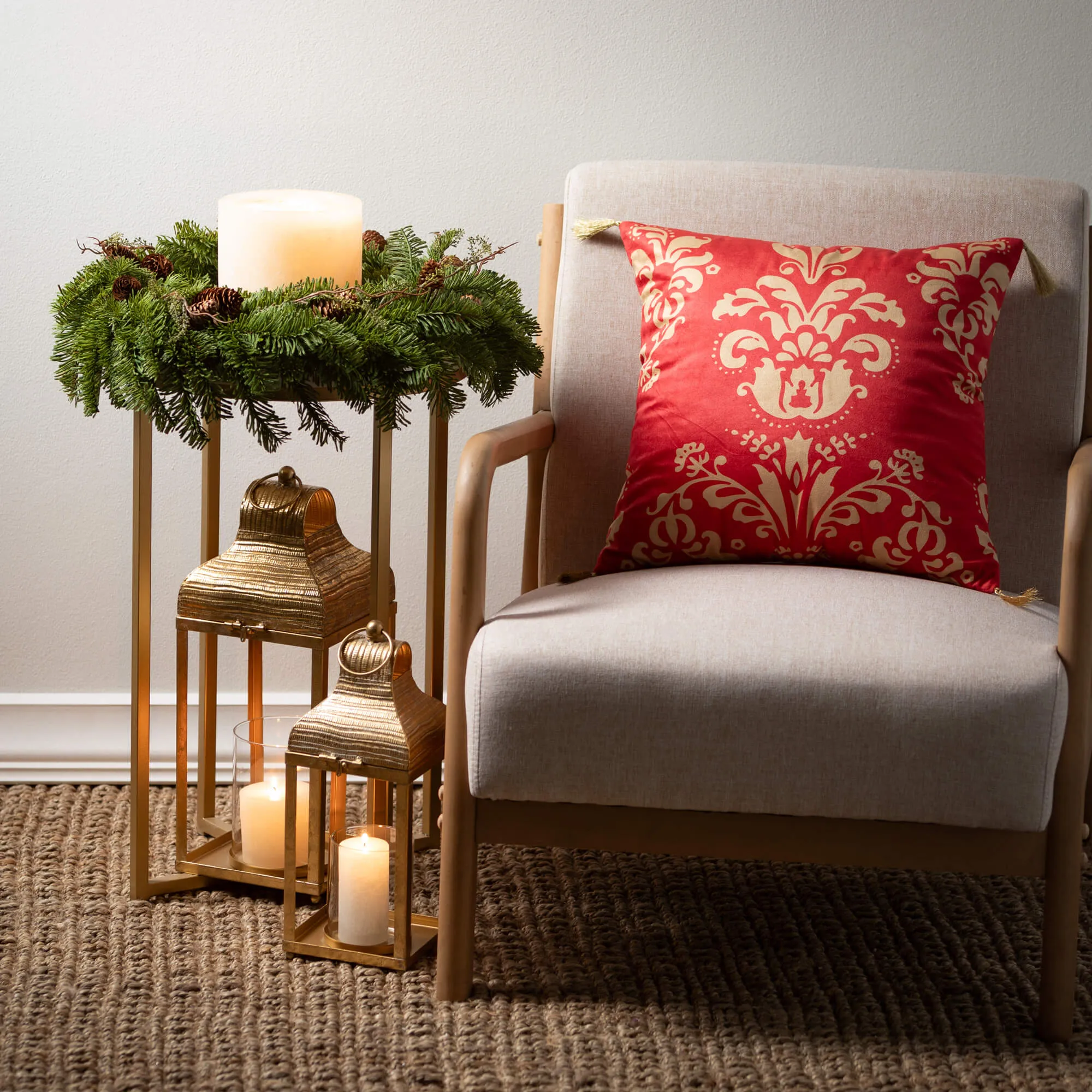 Soft Touch Pine Wreath