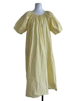 Soft Yellow Plain Dress OSN