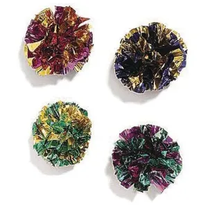 Spot 4-Pack Mylar Crinkle Balls