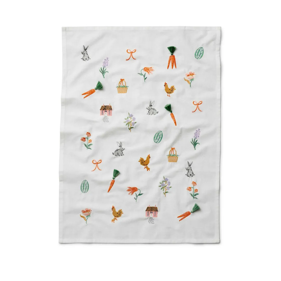 Spring Farm Tea Towel